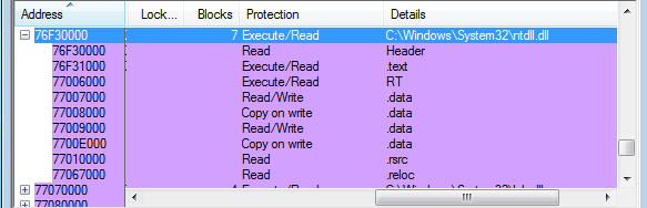 Memory Map of Explorer.exe (Before Infection)